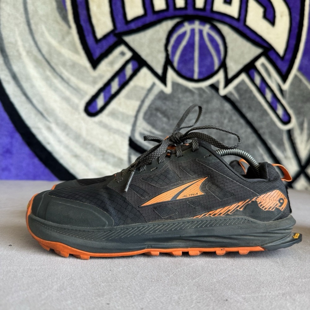 Size 8.5 - Altra Lone Peak 9 GTR BLACK AL0A85RG013 VIBRAM Mens Shoes